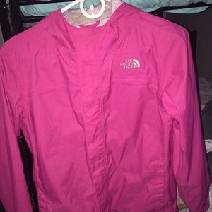 The north face rain jacket